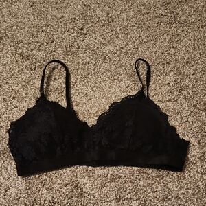 Elegant Black Lace Bralette